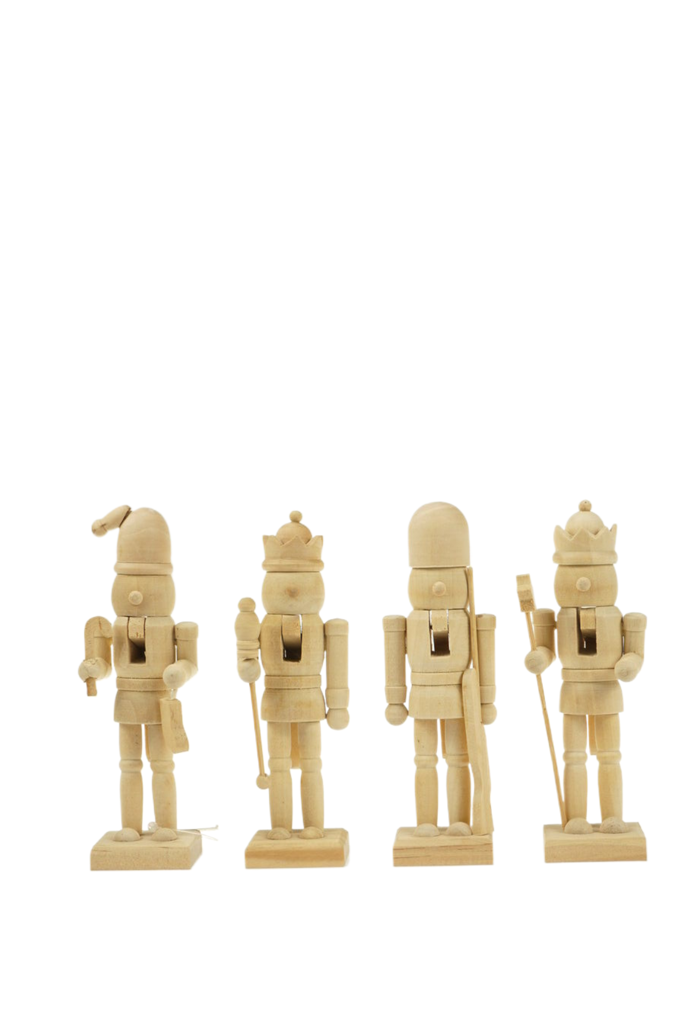 unpainted nutcracker